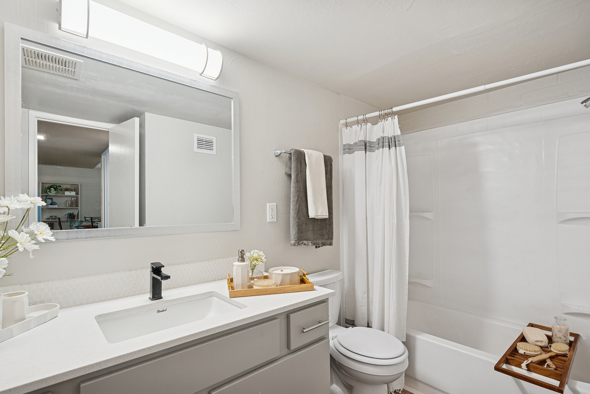 Show-apartment bathroom; finishes vary by home.